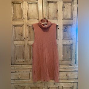 Free People FP Beach Waffle Knit Tunic Dress Rust Size Medium NWT